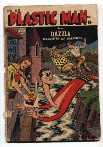 PLASTIC MAN #53--Golden-Age--comic book--Last Pre-Code issue--1955