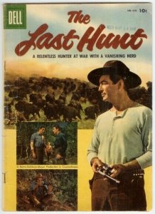 LAST HUNT (1956 DELL) F.C. 678 G+ PHOTOCOVER COMICS BOOK