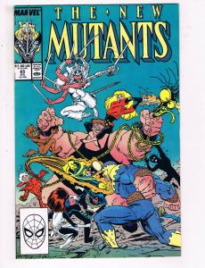 The New Mutants #65 VF Marvel Comics Comic Book X Men July 1988 DE24