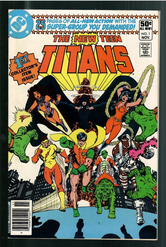 NEW TEEN TITANS 1 VF/NM 9.0!!;MULTIPLE 1st APPEARANCES!