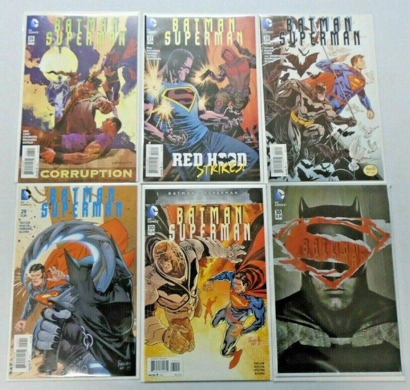 Batman Superman lot from:4-32 some variants 33 diff books 8.0 VF 2013