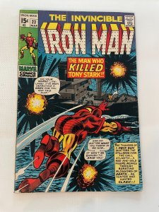 Invincible Iron Man # 23 FN- Marvel Comic Book 25 LI7