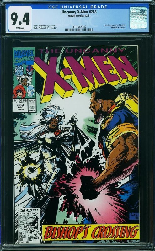 X-Men #283 (1991) CGC 9.4 NM