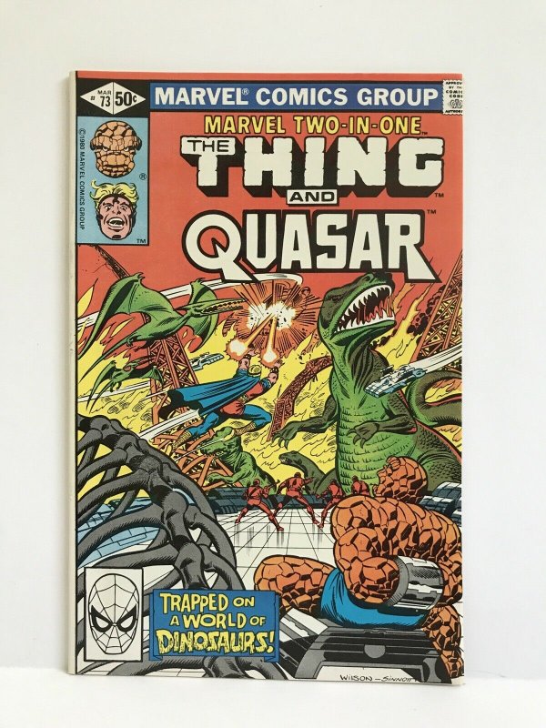 Marvel Two-In-One #73 Thing And Quasar