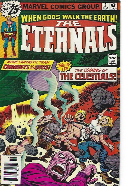 THE ETERNALS #2 AND #4 FINE CONDITION $25.00