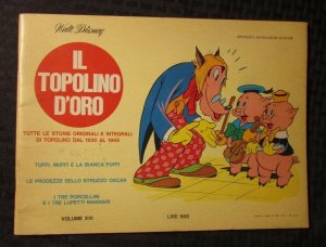 1972 IL TOPOLINO D'ORO Mickey Mouse Strip Reprints From 1935-36 66 pgs FN-