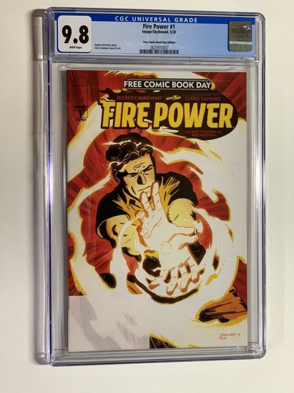 firepower 1 cgc 9.8 fcbd kirkman Free comic book day