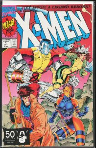X-Men #1 Colossus and Gambit Cover (1991) X-Men [Key Issue]