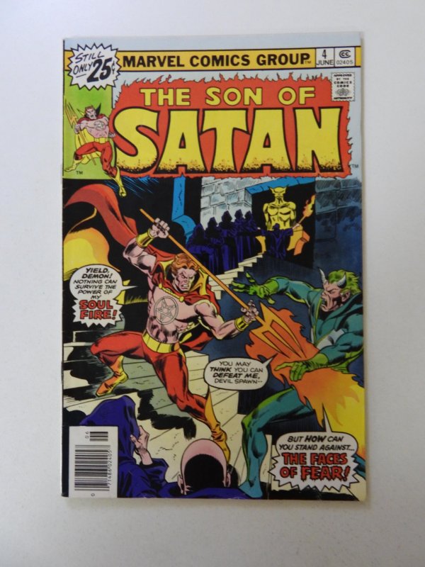 Son of Satan #4 (1976) Bronze Age Marvel!! Solid Fine Condition!