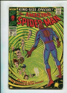AMAZING SPIDER-MAN #5 (4.0) PETERS PARENTS!! 1968 