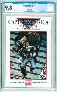 Captain America #25 Second Print Cover (2007) CGC 9.8!