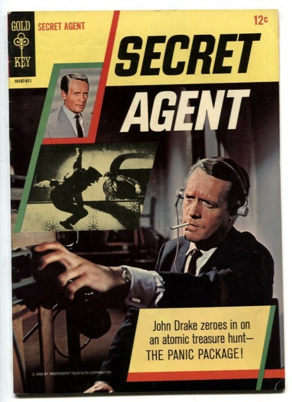 SECRET AGENT #1 comic book 1966-GOLD KEY-1ST ISSUE-PATRICK MCGOOHAN- -FN+ 
