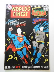World's Finest Comics #167 (1967) VG 2 centerfold wraps detached bottom ...