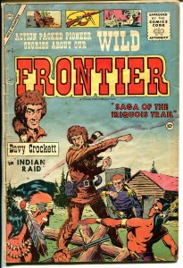 Wild Frontier #1 1955-Charlton-1st issue-Davy Crockett-Iriquois Trail-VG