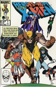 Heroes for Hope Starring the X-Men (1985)  NM- 9.2