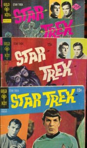 Star Trek Comics Lot of 18 #3 1968-Gold Key-18 issues 