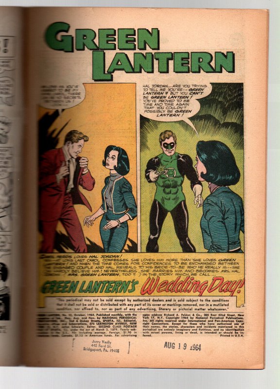 Green Lantern #32 - Murphy Anderson - 1964 - FN 