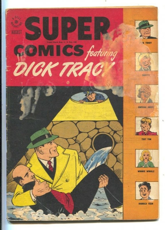 Super #99 1946- Dell-Dick Tracy-Tiny Tim-Smitty-Clyde Beatty-G- 