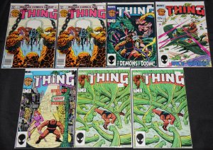 Marvel Bronze-Modern THE THING 22pc Count Comic Lot Grade VF-NM Fantastic Four