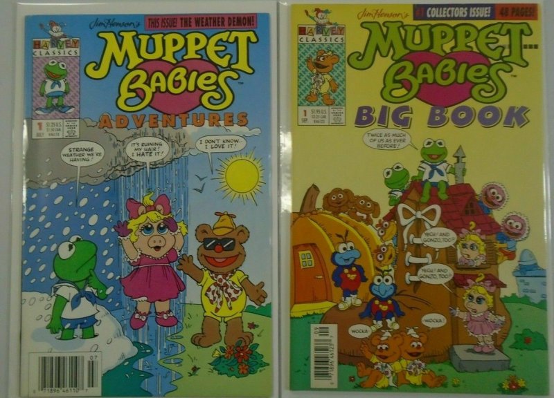 Muppet Babies Lot (2 DIFF) - 6.0 FN - 1992