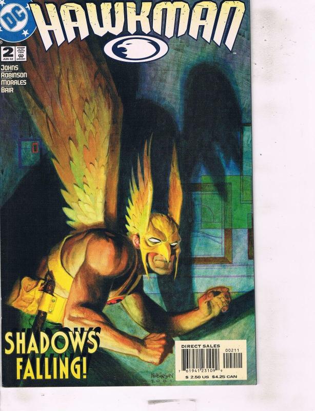 Lot Of 2 DC Comic Book Hawkman #2 and The Phantom #1 AB7