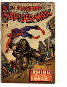 Amazing Spider-Man # 43 VG Marvel Comic Book Goblin Silver Age Stan Lee JG9