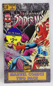 VINTAGE SEALED Amazing Spiderman #421 / Sensational Spiderman #2 Comic Book Set 