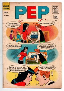 Pep #167 - Archie - Betty & Veronica - 1963 - VG