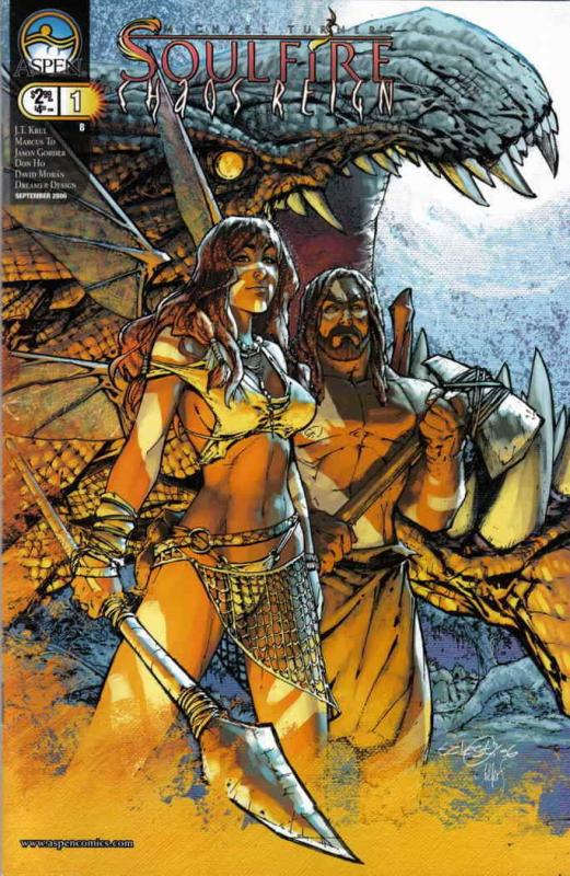 Soulfire: Chaos Reign #1B VF/NM; Aspen | save on shipping - details inside