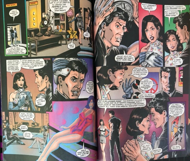 DEMOLITION MAN Comic Issue 3 - Sylvester Stallone — 1994 DC Comics F+ Condition