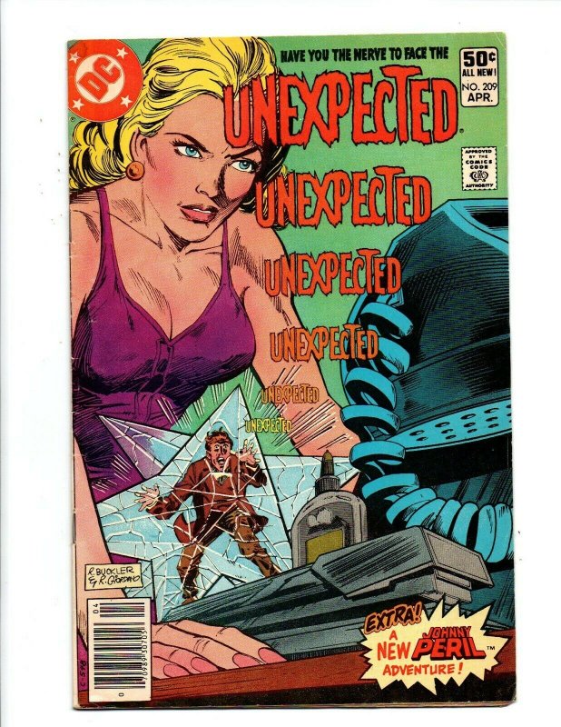 Unexpected #209 newsstand - DC Horror - 1981 - Very Good/Fine