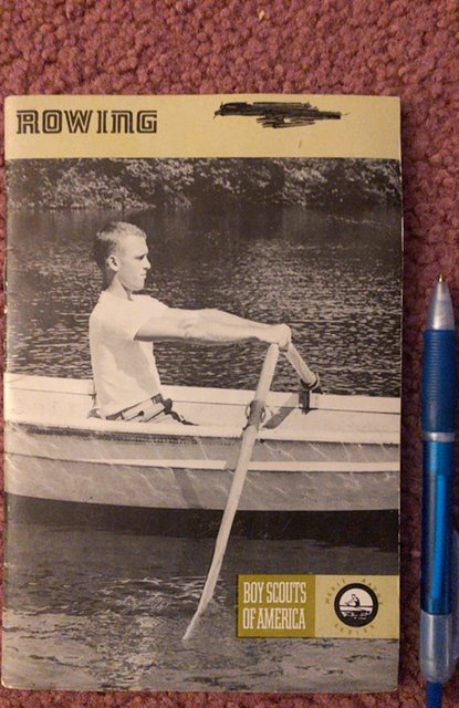 Boy Scouts of America rowing handbook 1964, scouting Memento?