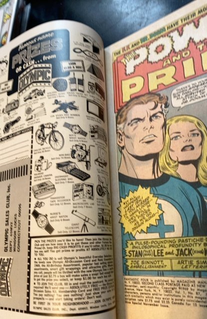 Fantastic Four #87 (1969)the power and the pride upper middle grade