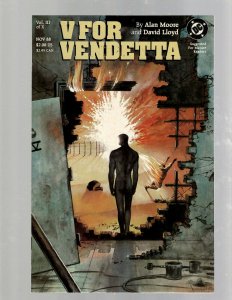 V For Vendetta Complete DC Comics LTD Series # 1 2 3 4 5 6 7 8 9 10 A. Moore SB5