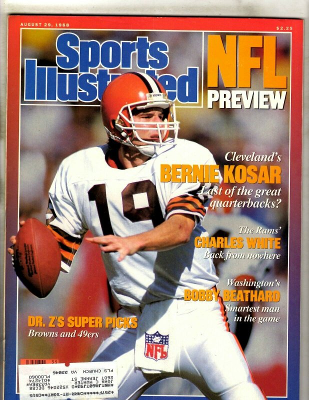 7 Sports Illustrated Magazines August September (4) October 1988 February 89 HJ7