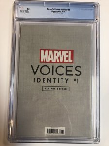 Marvel's Voices Identity (2021) # 1 (CGC 9.8) Momoko Virgin | Census=3