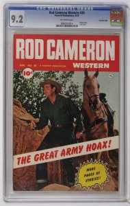 Rod Cameron Western #20 (1953) CGC 9.2 NM-