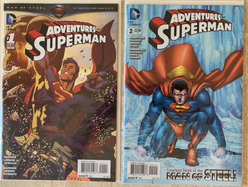 ADVENTURES OF SUPERMAN 1-17, SUPERMAN UNCHAINED 1-9 + VARIANTS | 31 TOTAL