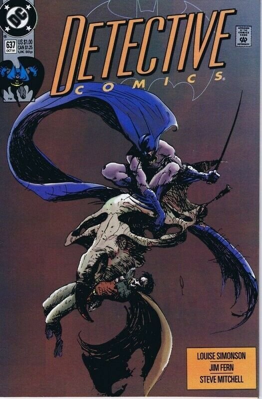 Detective Comics #637 ORIGINAL Vintage 1991 DC Comics Batman