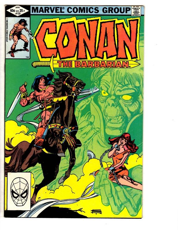 5 Conan the Barbarian Marvel Comic Books # 132 133 134 135 136 John Buscema WT12