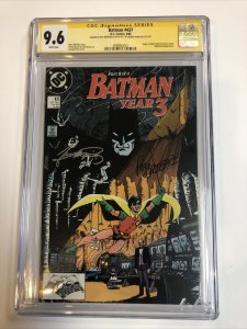 Batman (1989)  # 437 (CGC SS 9.6) Double Signed  By Pat Broderick & George Perez