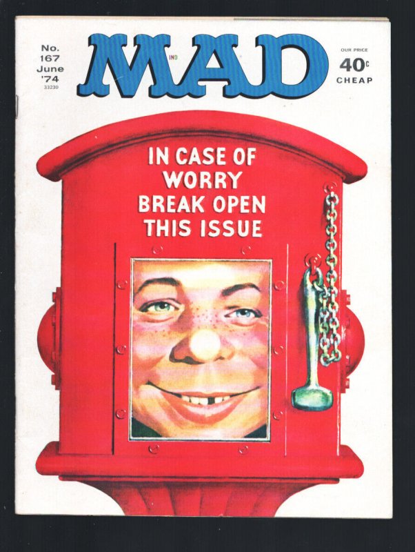 Mad Magazine #167-Norman Mingo Alfred E. Newman cover-Mort Drucker-Angelo Tor...