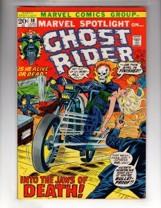 Marvel Spotlight #10 (1973) Early Ghost Rider appearance!  / BRZ2