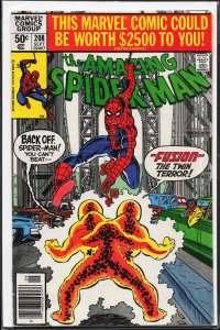 The Amazing Spider-Man #208 Newsstand Edition (1980) Spider-Man