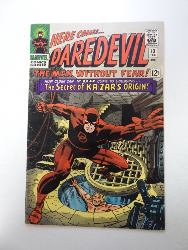 Daredevil #13 (1966) FN/VF condition date stamp back cover