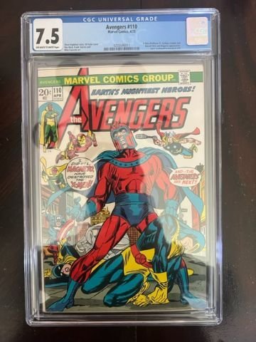 The Avengers #110 (1973) - Xmen Classic! CGC 7.5