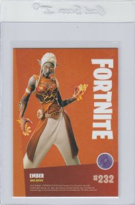 Fortnite Ember 232 Epic Outfit Panini 2019 trading card series 1