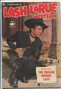 Lash Larue Western #18  1951 - Fawcett  -FN/VF - Comic Book