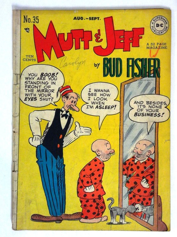 Mutt & Jeff #35 Bud Fisher DC (1947) VG
