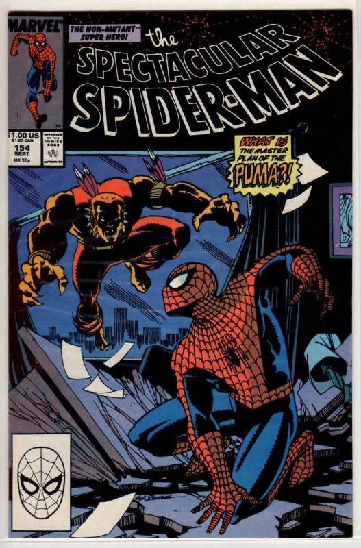 The Spectacular Spider-Man #154 Direct Edition (1989) 9.8 NM/MT